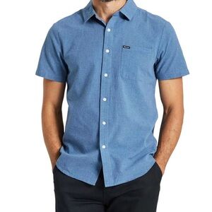 🌜2for$35🌛BRIXTON 100% cotton button down shirt - Large